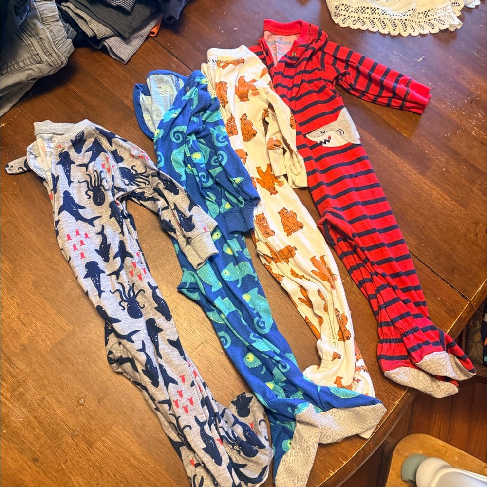 Kids One Piece Pajama Set - Multicolor